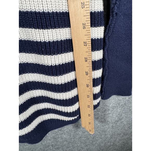 Lovers + Friends Dress Women Small Blue Striped Knitted Coastline Nautical Prepp - Picture 5 of 7